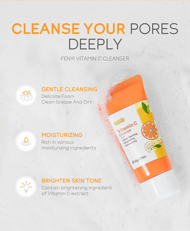 Green Tea Skin Care Face Wash – Moisturizing & Blackhead Removing Foam
