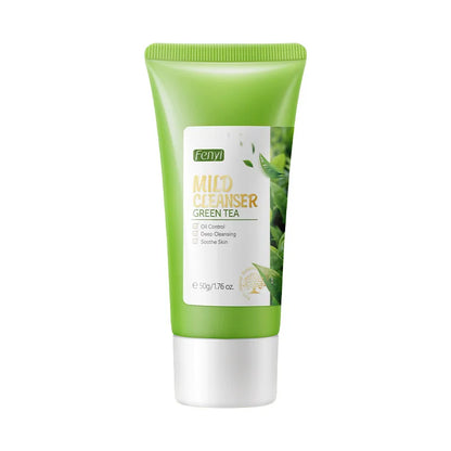 Green Tea Skin Care Face Wash – Moisturizing & Blackhead Removing Foam