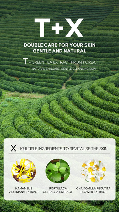 Green Tea Skin Care Face Wash – Moisturizing & Blackhead Removing Foam